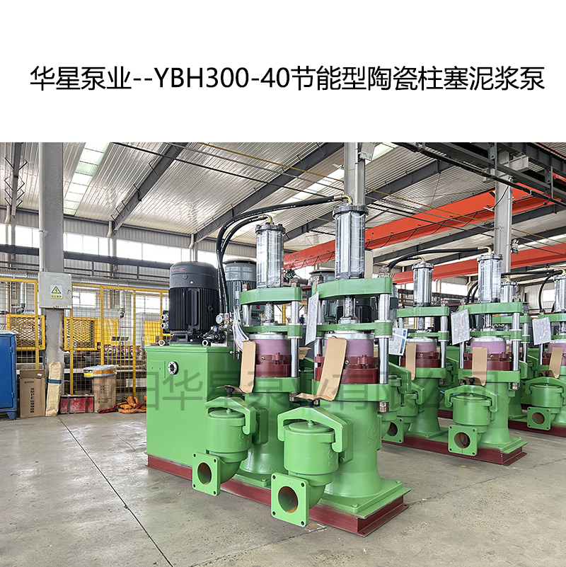 印染廠(chǎng)污水處理使用YBH300泥漿柱塞泵